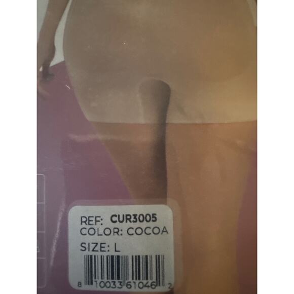 Brand New Curveez Women's Large Coca Brown Second Skin Hip Hugger Bodysuit - Picture 8 of 10
